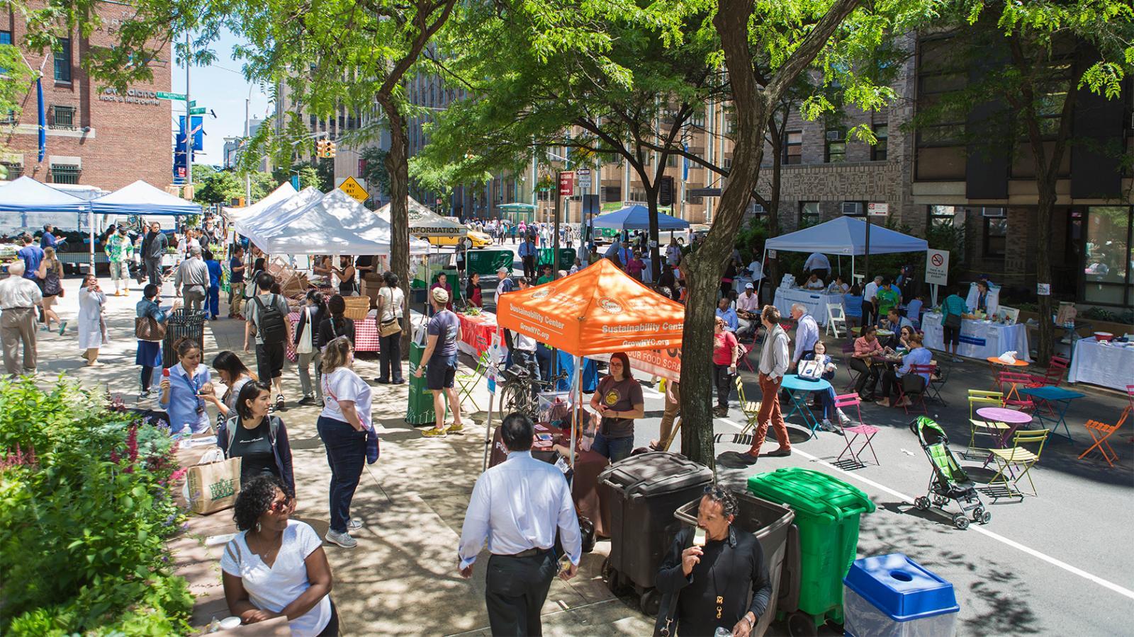 Group of people outside